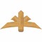 Ekena Millwork Davenport Rough Sawn Timber Gable Bracket, Western Red Cedar, 48"W x 22"H x 6"D x 6"F, 11/12 Pitch GBW048X22X0606DAV00RWR - alternate 1